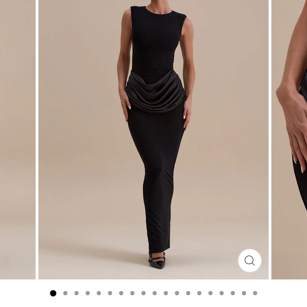 Chic Black Sleeveless Maxi Dress